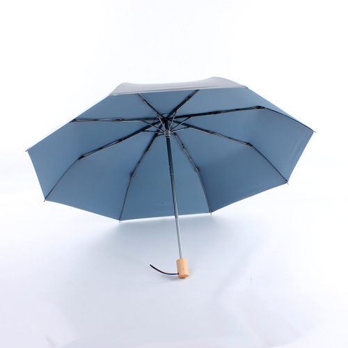 new titanium silver full shading sun umbrella reflective heat insulation cooling sun umbrella three fold sun umbrella