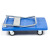 Factory direct cart folding pull goods transport flat cart plastic cart warehouse shop cart