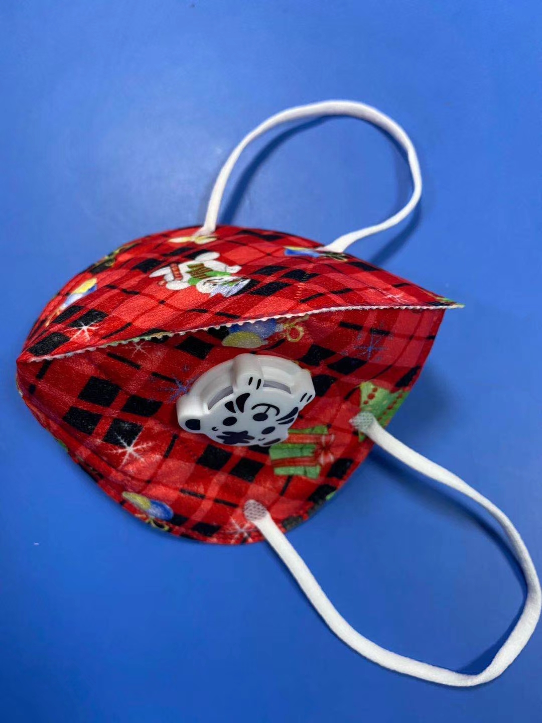 Christmas children KN95 with valve protective respirator children dust respirator