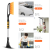 New Lengthened Retractable Winter Ice-Removing Shovel Multi-Function Snow Shovel Snow-Sweeping and Ice-Removing Tools Car Supplies X66a