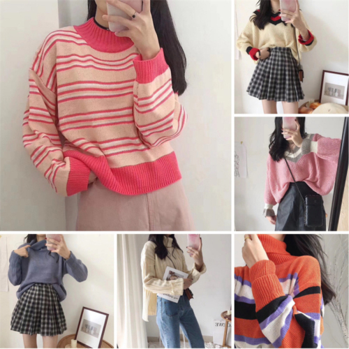 Autumn and Winter New Women‘s Sweater Knitwear Coat Low Price Women‘s Miscellaneous Sweater Clearance Stall Supply Wholesale