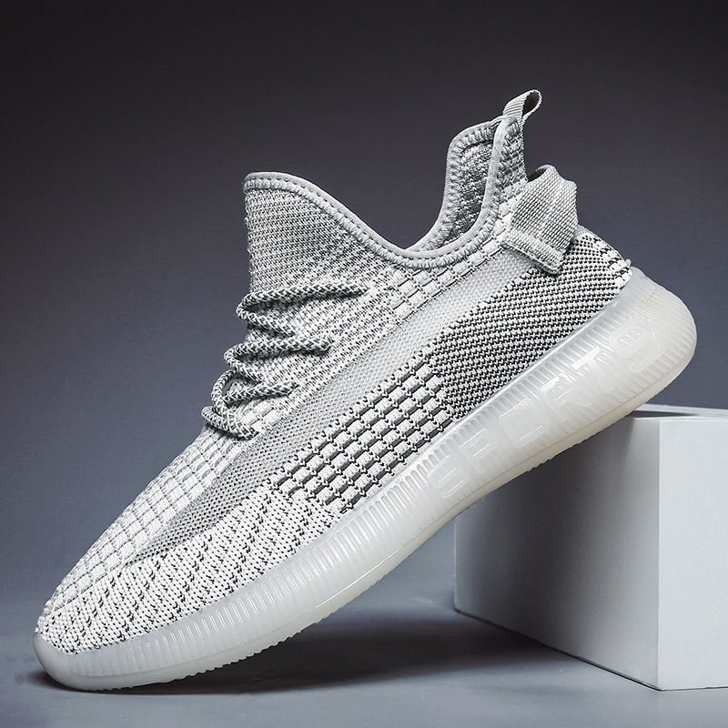 [Jelly Bottom] Sports Shoes Men's Korean-Style Breathable Me...