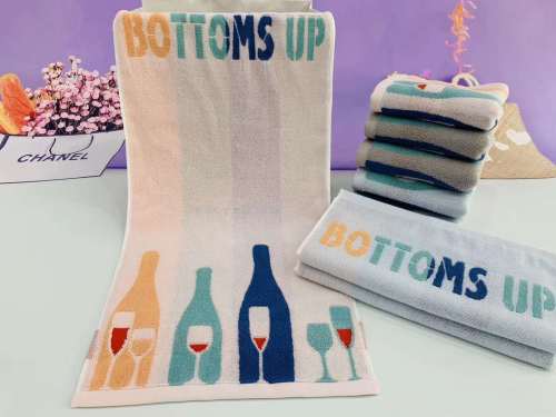 Tuoou Textile Pure Cotton Combed Cotton Covers Wine Glass Towels Shangchao Supply