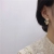 Korean Procurement Service Celebrity Inspired Natural Pearl Shell Flower Ear Stud Female High-Grade Retro Court Earrings Cool Ear Stud