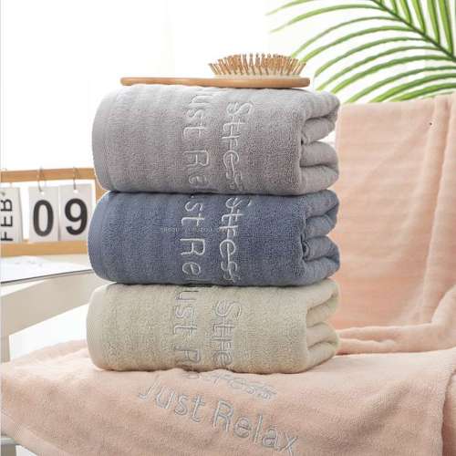 embroidery pure cotton face washing household absorbent lint-free cotton soft face towel bath towel customization logo