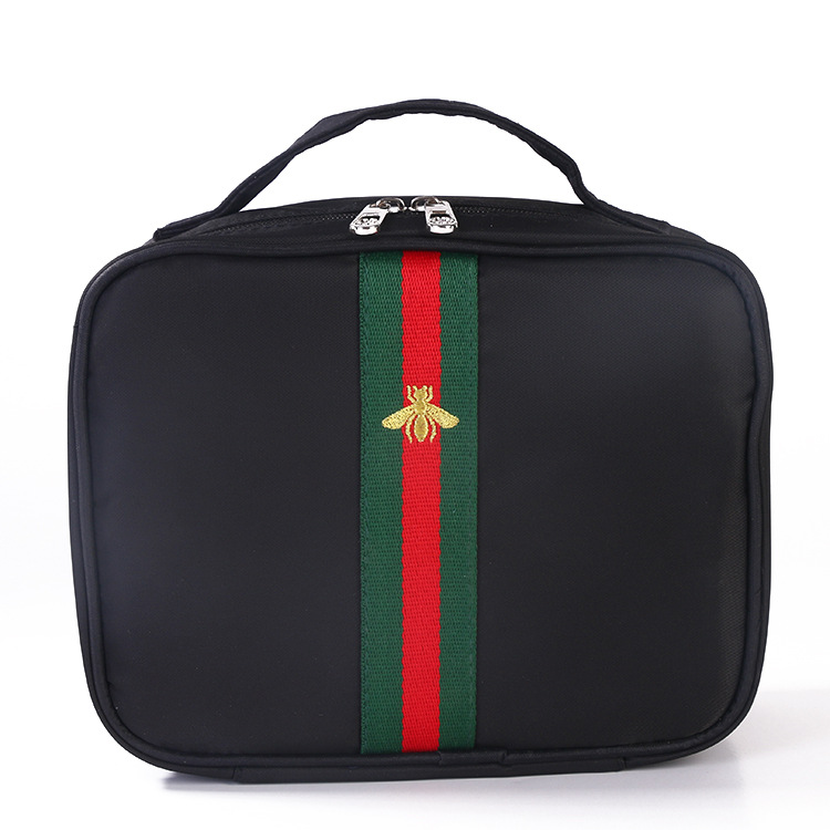 hot selling new embroidered cosmetic bag travel on business wash bag storage bag ladies large capaci