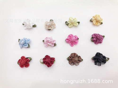 spot korean fabric flower handmade diy hair accessories material small flower clothing accessories hair accessories hairpin