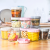 Glass sealed jar Snacks can milk powder can kitchen supplies superposition sealed jar four pieces set of food box