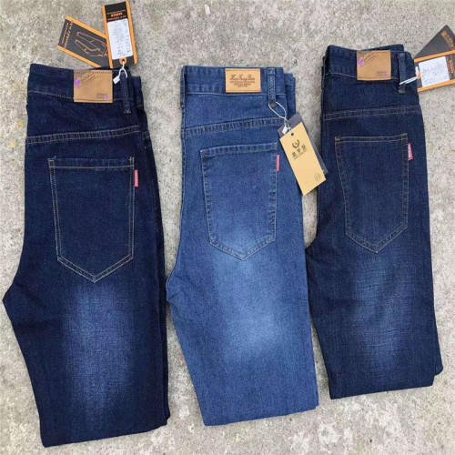 Factory Direct Wholesale Spring and Autumn Men‘s Jeans Low Price Tail Cargo Denim Trousers Stall Foreign Trade Denim Supply
