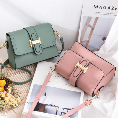 Women's Small Square Bag Factory Direct Sales Simple Sense of Quality Bag Crossbody Western Style Broadband Fashion All-Match Stall Bag