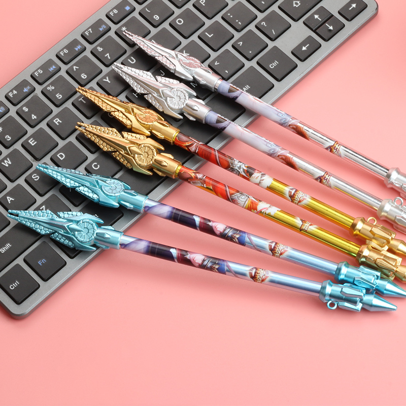 新款创意百鸟朝凤枪中性笔兵器笔 学生用玩具笔写字笔