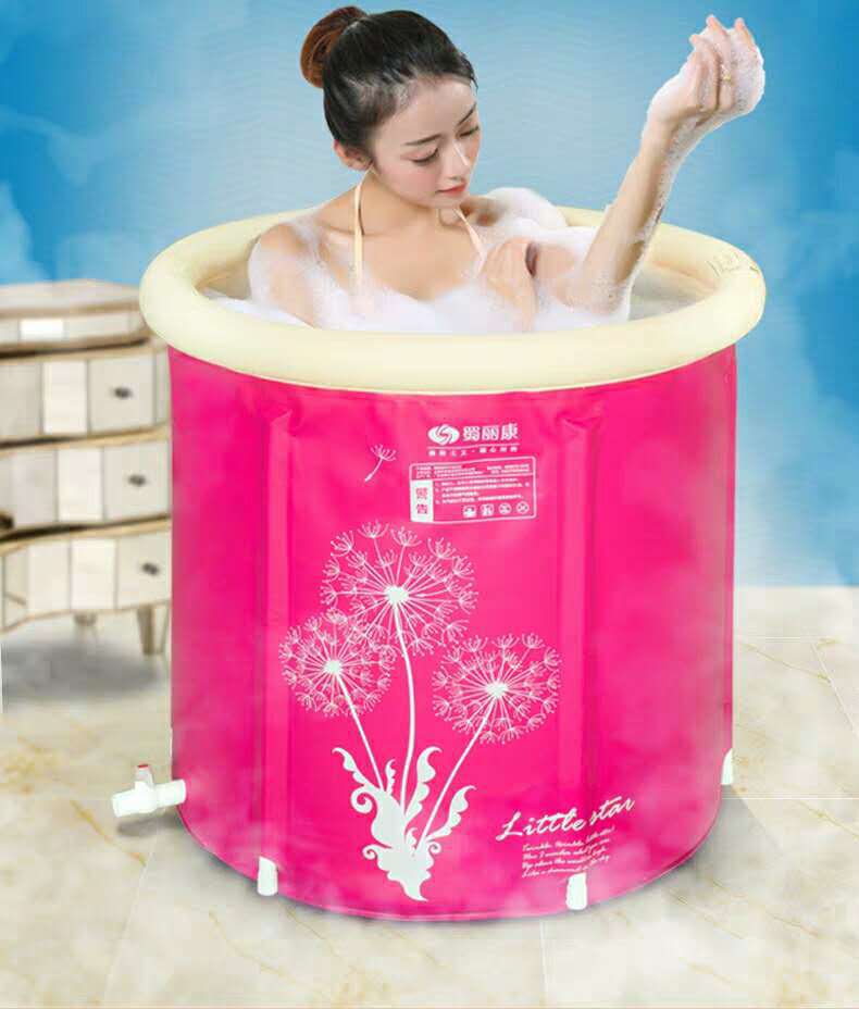 bath tub children and adults inflatable thickening bath tub environmental PVC heat preservation infl