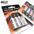 Russian MLQ Minliqi No. 5 LR6 Battery 4 Card AA Alkaline 1.5V Mercury-Free Dry Batteries Factory Direct Sales