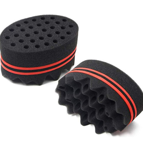 african magic curly hair sponge creative hairdressing double-sided dual-use with holes dirty hair messy hair volume