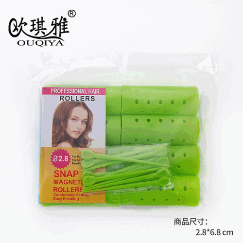 factory direct self-adhesive fringe curls plastic hair curler hair curler styling hair curler tools 8 pack