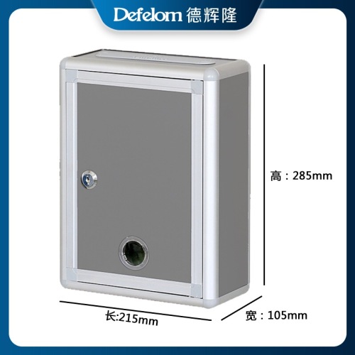 xinhua sheng suggestion box front drop complaint box with lock donation box offering box letter box aluminum alloy frame