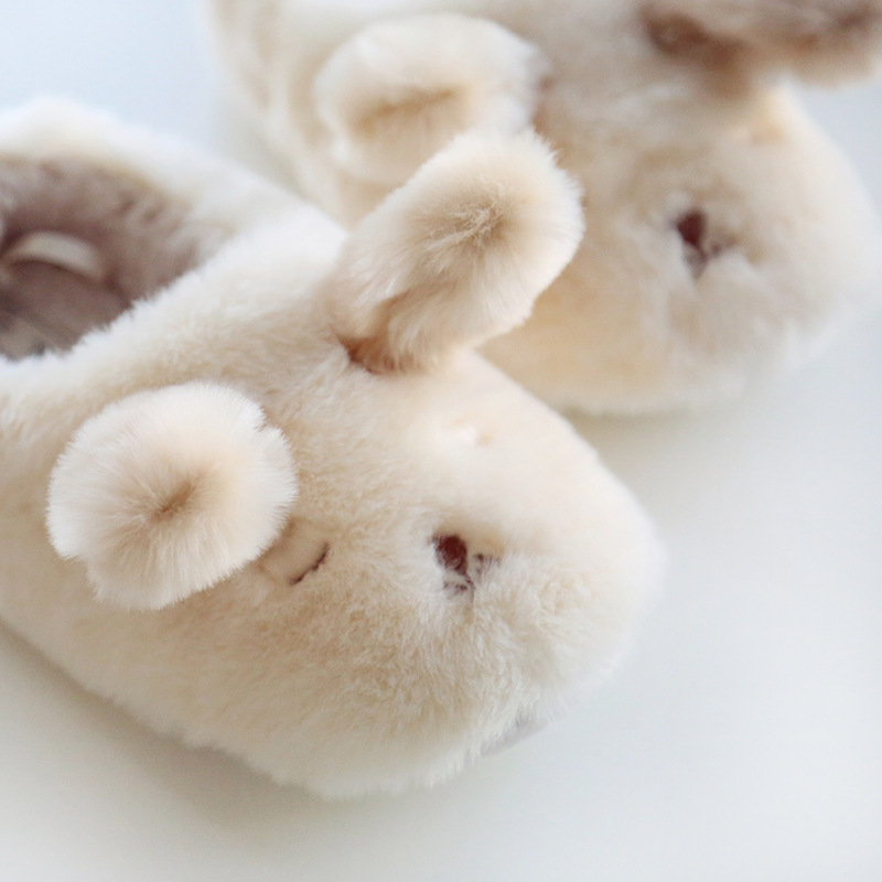 2019 Winter New Home Indoor Cotton Slippers Cute Lady Home Indoor Moon Shoes Warm Plush Cotton-Padde