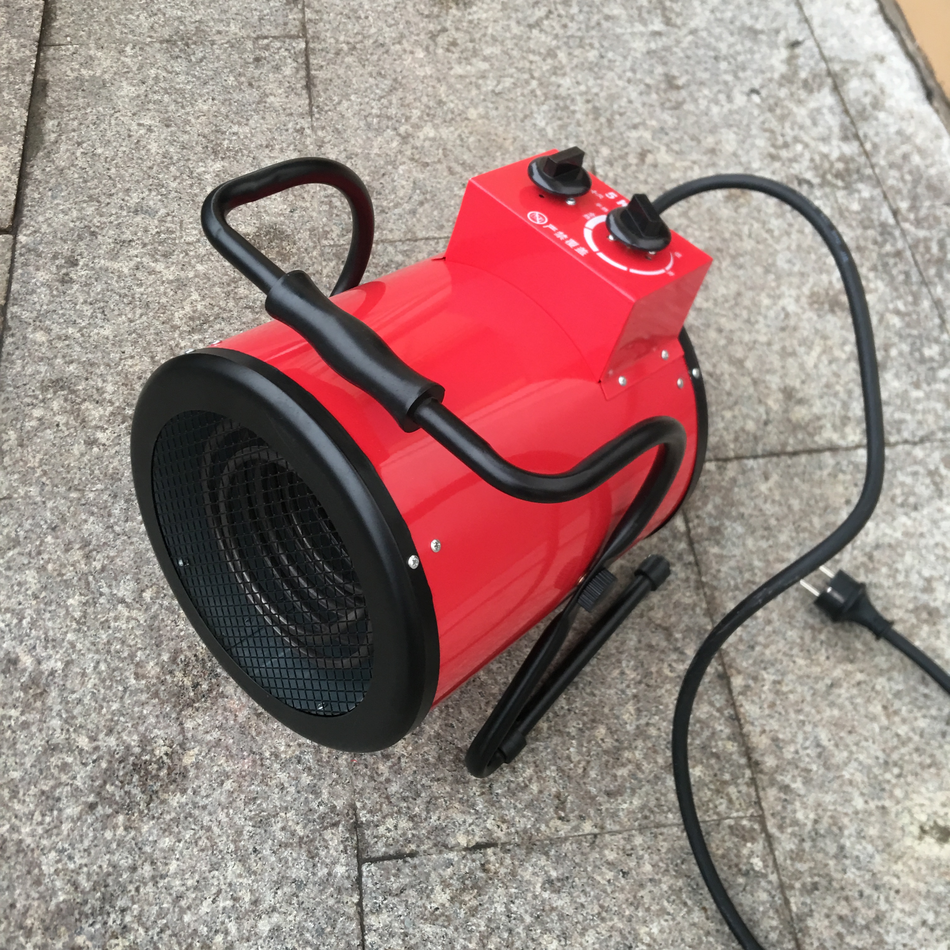 5kw 220v工业暖风机大功率取暖器大棚热风机养殖育雏保暖保温设备