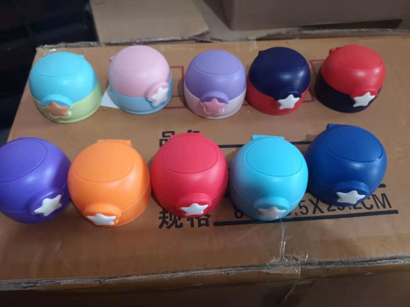 Wholesale Creative Cartoon Plastic Cup Lid Cute Children's Thermal Cup Lid Portable Straw Cup L