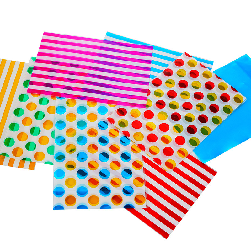 Dot Striped Candy Bag Birthday Party Gift Plastic Bag Food P...