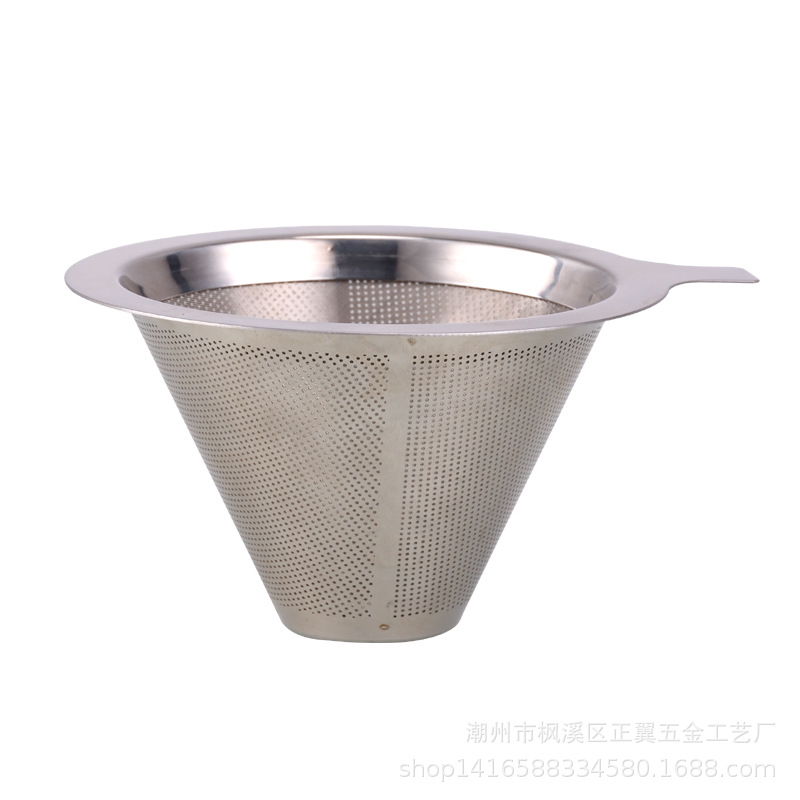 Stainless Steel Coffee Drain DoubleLayer Stainless Steel Tea Strainer Tea Filter Tea Making Device F