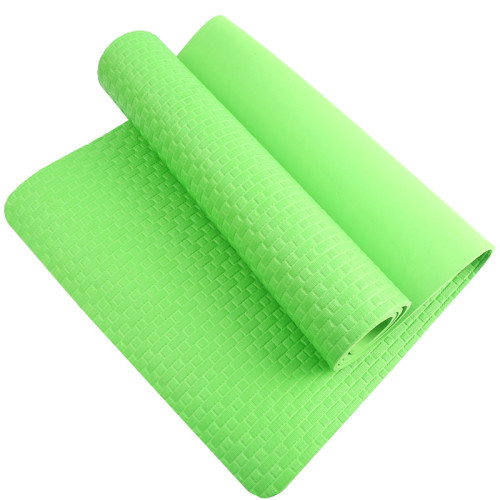 yoga mat eva183x61x10mm bamboo mat pattern for male and female beginners household non-slip odorless dance fitness mat