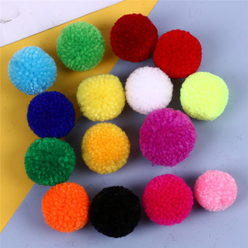 Acrylic Color Woolen Yarn Ball Waxberry Ball Ornament Accessories Handmade Fur Ball DIY Accessories