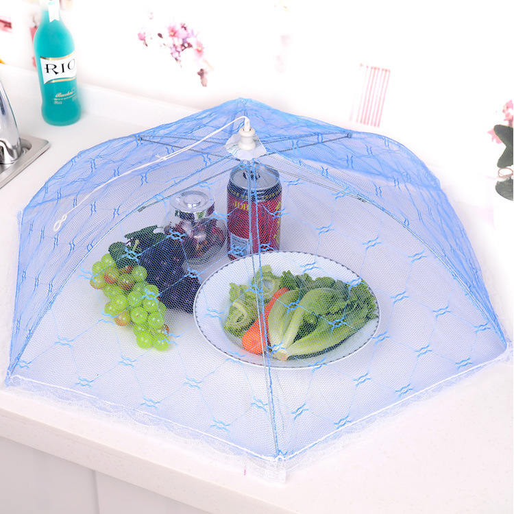 Food Cover Dish Cover Rice Cover Large Lace Foldable FlyProof InsectProof Cover Dish Umbrella Cover