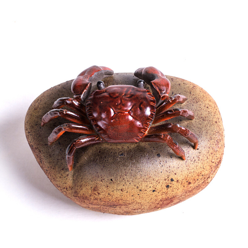 Ornament Tea Set Accessories Tea Ceremony Tea Set Purple Sand Tea Ornaments Cooked Crab Color Changi