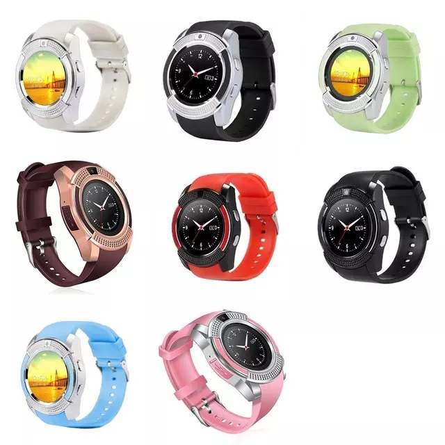 V8 round Screen Smart Watch Adult Fashion Card Instert Y1 Bluetooth Smart Watch Factory Direct 6260