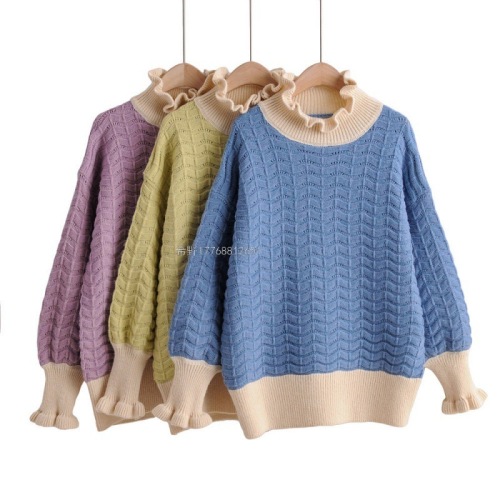 factory direct sales women‘s sweater miscellaneous stock foreign trade stall women‘s knitted pullover sweater clearance special wholesale
