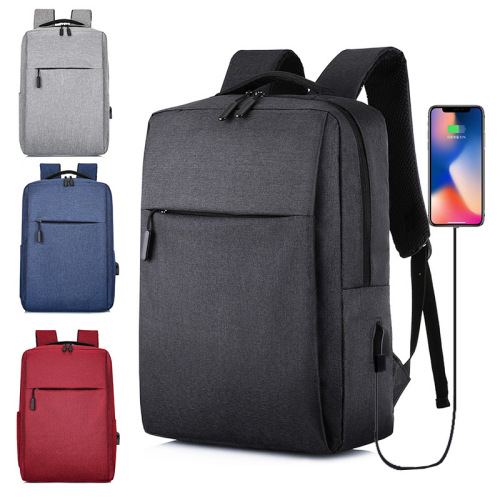 cross-border xiaomi backpack new simple usb charging backpack men‘s and women‘s casual business computer bag