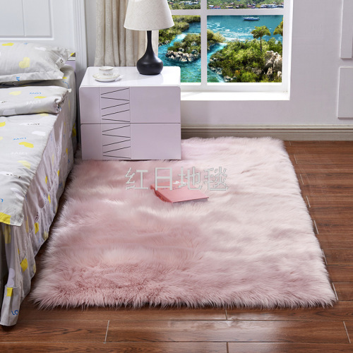 Autumn Sofa and Carpet Floor Mat Whole Wool-like Cushion Window Cushion Household Baby Playing Cold-Proof Non-Slip Blanket