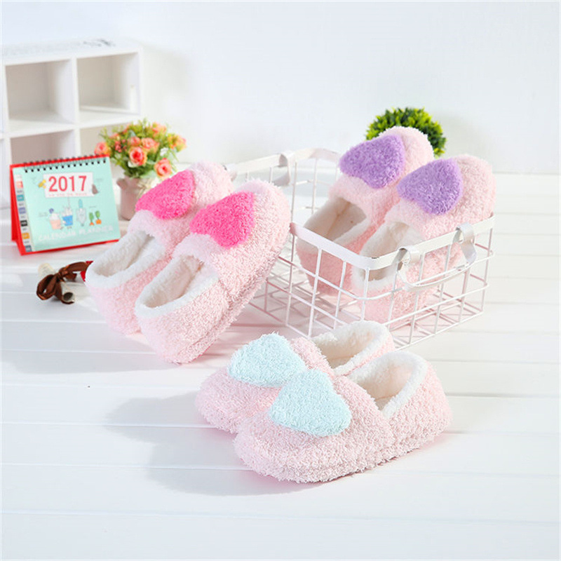 Love Moon Shoes Cotton Slippers Love Bag with Soft Bottom Home Indoor Slippers Silent Non-Slip Class