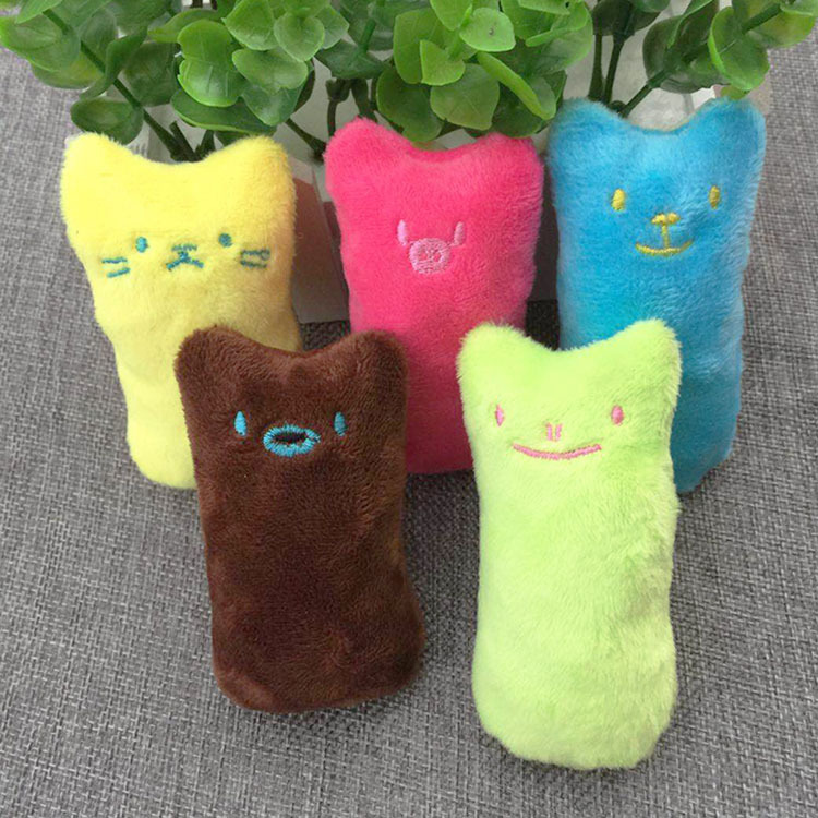 Thumb Expression Cat Toy Ring Paper Plush Toy Cat Grass Catnip Bite-Resistant Pet Toy Cat Supplies