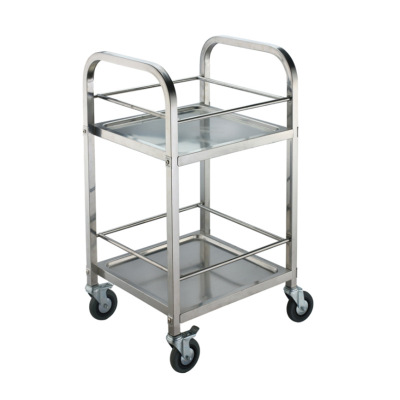 Stainless Steel Square Street Flusher Hotel Trolley Dining Car