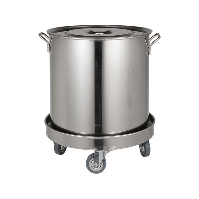 stainless steel round basin turnover trolley transp