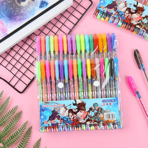 Korean Stationery Hot Sale Cute Cartoon Students Wholesale Flash Pen Personality Fluorescent Pen Creative Office Stationery Wholesale