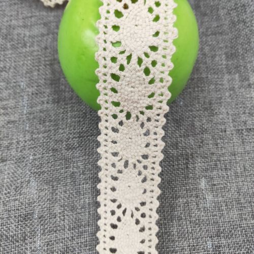3.5cm white cotton lace factory direct wholesale customized curtain accessories clothing home textile accessories