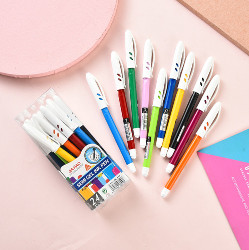 New Arrival Hot Sale Neutral Oil Pen Creative Student Pens for Writing Letters Writing Style Signature Pen Gift Box School Supplies Wholesale
