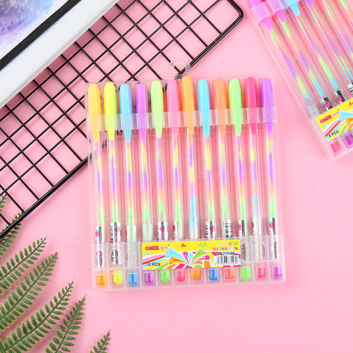 Korean Stationery Hot Selling Cute Cartoon Students Wholesale Ballpoint Pen Personalized Oil Pen Creative Office Stationery Wholesale