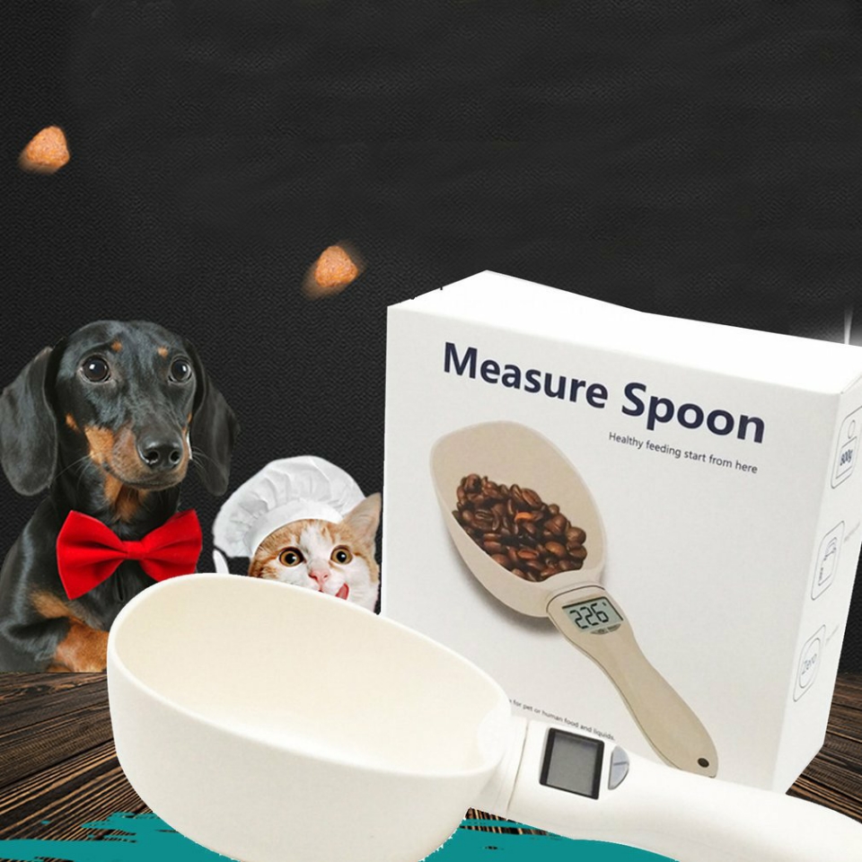 measure spoon scale kitchen scale pet scale dog cat food scale