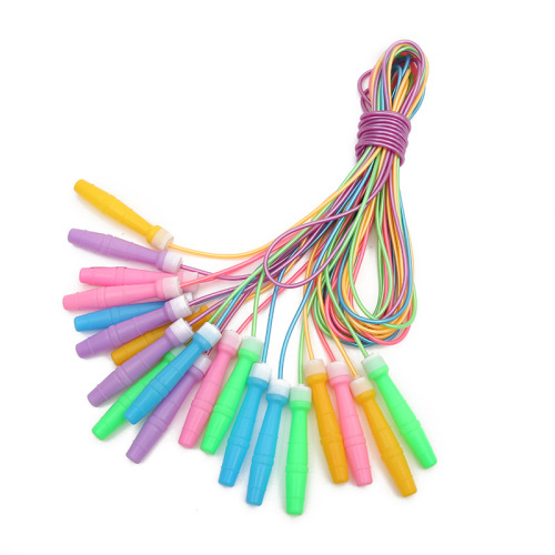 pearlescent children‘s skipping rope kindergarten baby fitness color twist skipping rope boys and girls sports supplies