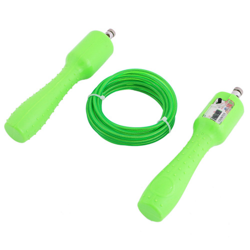 counting jump rope unisex adjustable single exercise fitness wear-resistant adult student children lengthened jump rope