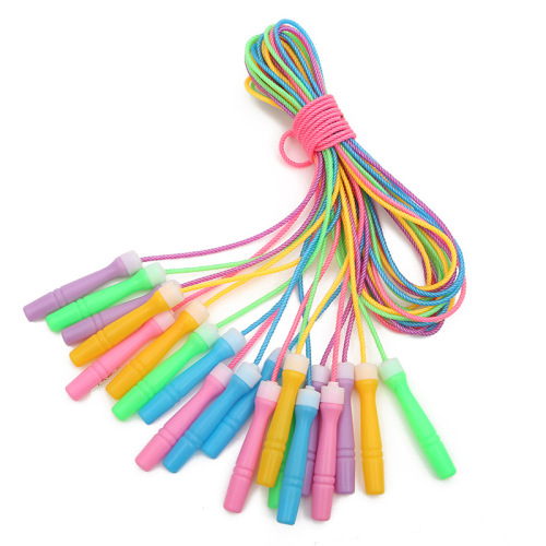 Factory Direct Primary and Secondary School Students‘ Sports Training Pearlescent Color Skipping Rope Creative Conditional Sports Skipping Rope Wholesale