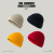 Korean Version of the Hat Autumn Vintage Dome Warm Short Wool Baotou Gua Pi Mao Knitted Beanie Hat Unisex Fashion