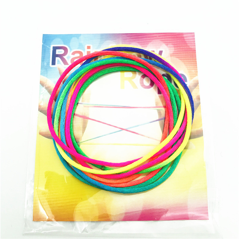Soma Spot Rainbow Rope Toys Seven Color Finger Rope Flip Rop...