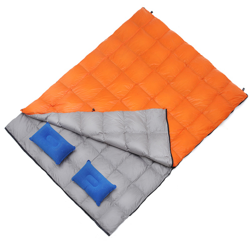 Double Envelope Widened Couple Outdoor Mountaineering Camping down-Filled Sleeping Bag 1850G Delivery Pillow