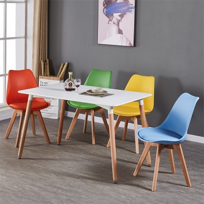 Wholesale Creative Hotel Dining Chair Office Conference Conference Chair Backrest Computer Solid Wood Eames Leisure Chair