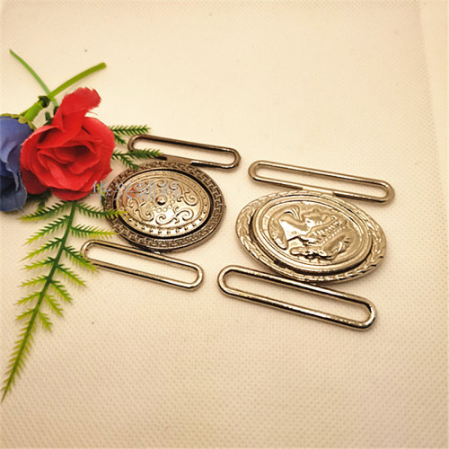 metallic belt hardware decoration a pair of buckles clothing bags alloy buckle a pair of buckles clothing accessories buckle